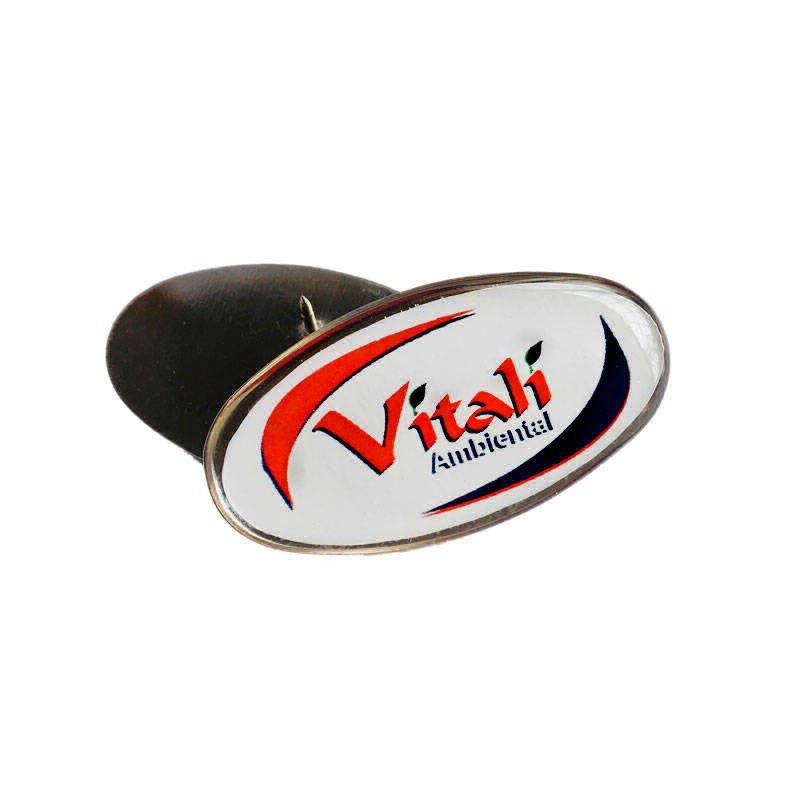 Boton de Metal Oval - B10